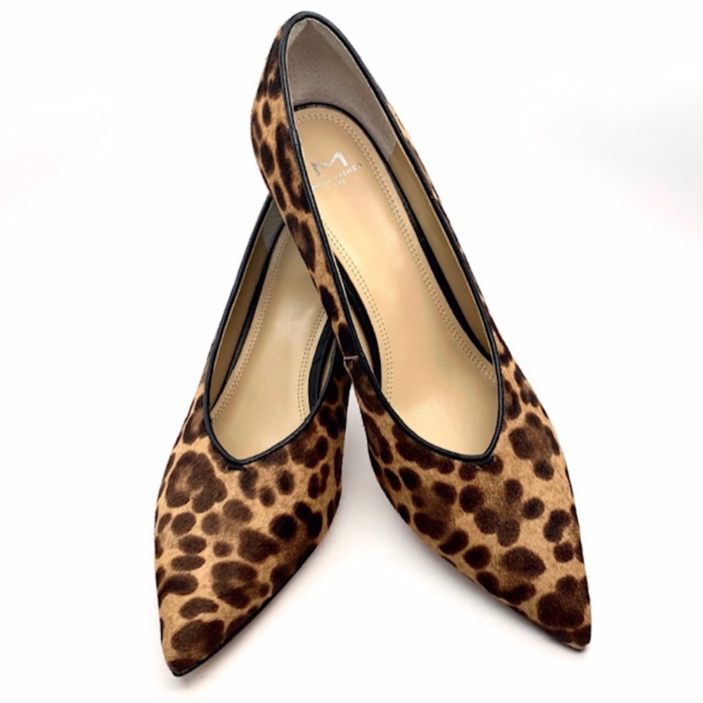 MARC FISHER LEOPARD DALLON POINTED TOE PUMP SHOES - Picture 3 of 10